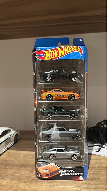 Hot wheels supralı 5 li set