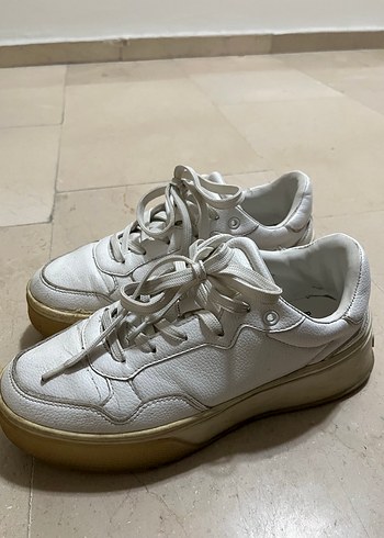 Bershka Beyaz Platform Kadın Spor Ayakkabı