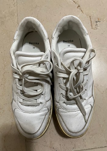 Bershka Bershka Beyaz Platform Kadın Spor Ayakkabı