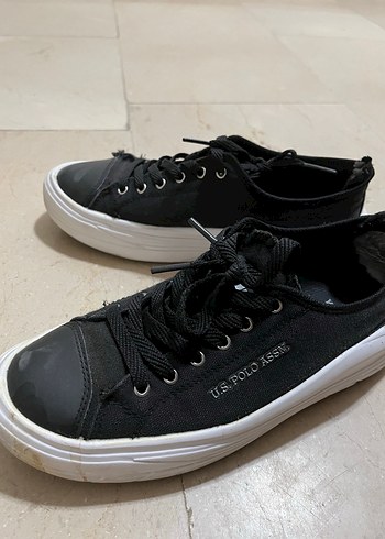 Siyah U.S. Polo Assn. Kadın Spor Ayakkabı