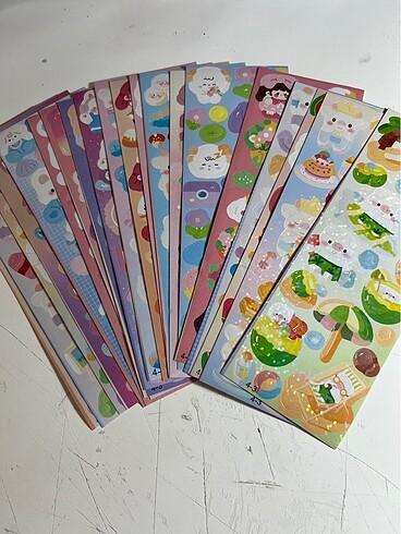 20 adet holo deco Sticker