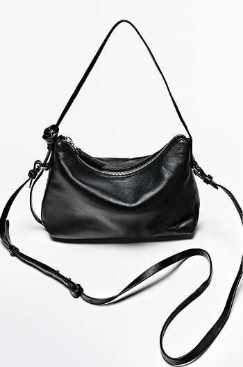 Massimo Dutti Napa deri mini çanta