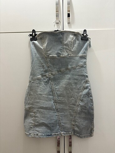 Zara Zara straplez kot elbise