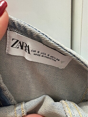 s Beden mavi Renk Zara straplez kot elbise
