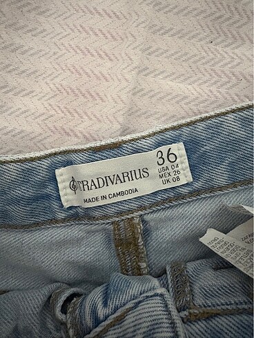 36 Beden Stradivarius kot şort etek