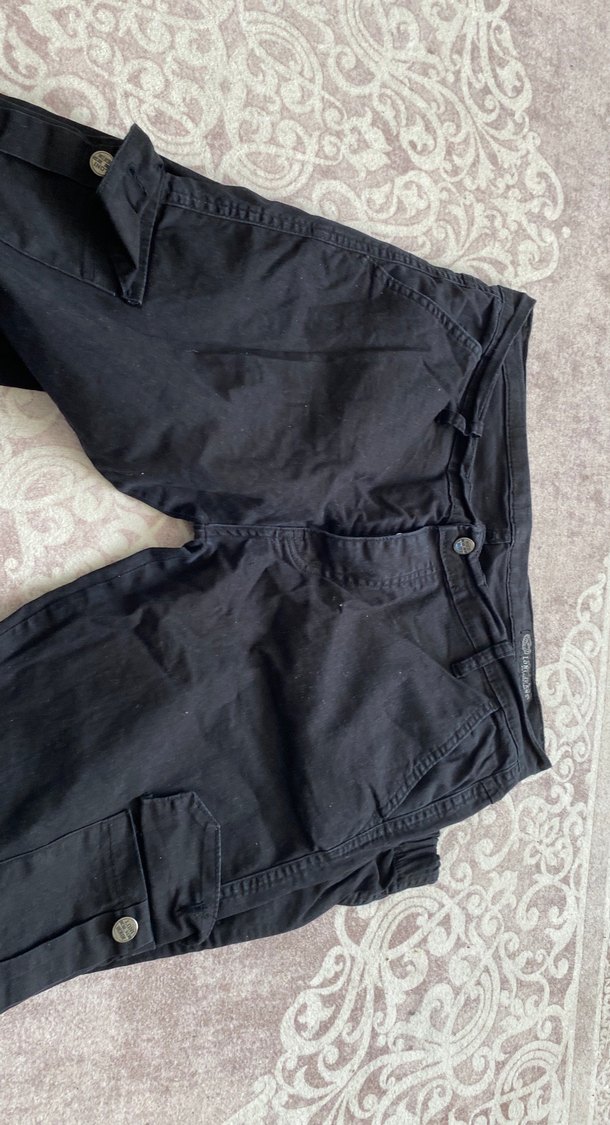 Siyah Kemerli Erkek Denim Pantolon - Görsel 2