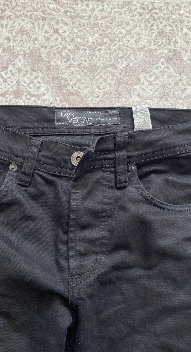 Erkek Siyah Regular Fit Kot Pantolon - Görsel 2