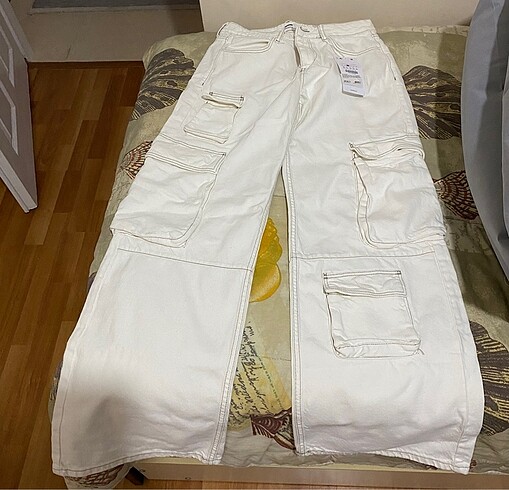 Bershka kadın çok cepli Jean