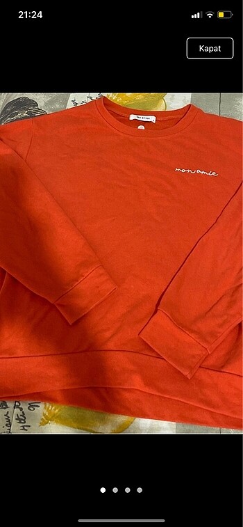 Zara kadın sweatshirt