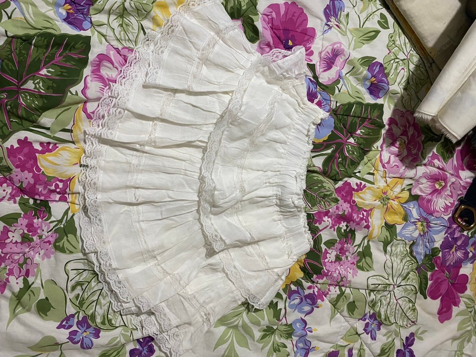 Zara kadın mini fırfırlı dantelli etek - Görsel 2