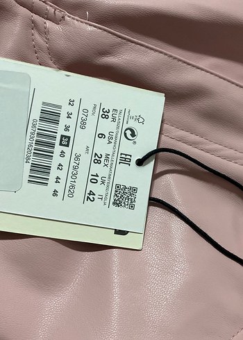 Pull & Bear Kadın Deri Pantolon - Görsel 5
