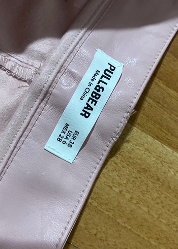 Pull & Bear Kadın Deri Pantolon - Görsel 7