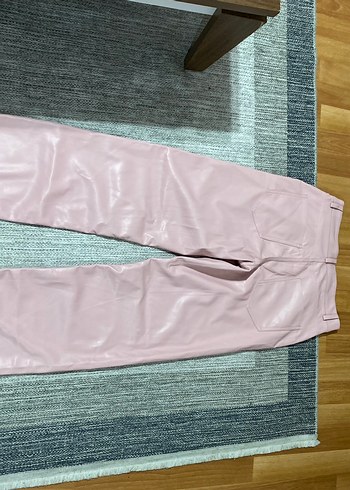 Pull & Bear Kadın Deri Pantolon - Görsel 13