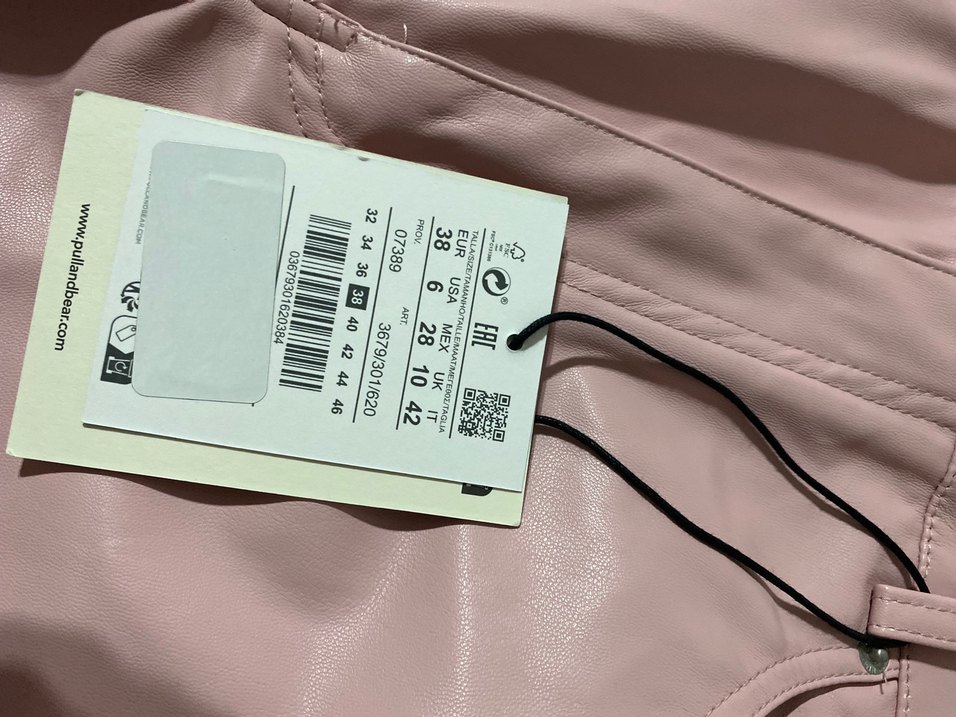 Pull & Bear Kadın Deri Pantolon - Görsel 5