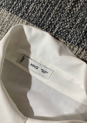 Mango Kadın Beyaz Gömlek - Görsel 11