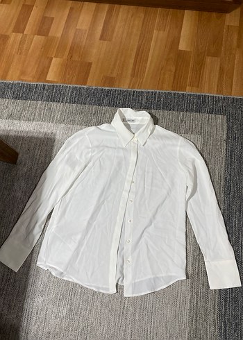 Mango Kadın Beyaz Gömlek - Görsel 10