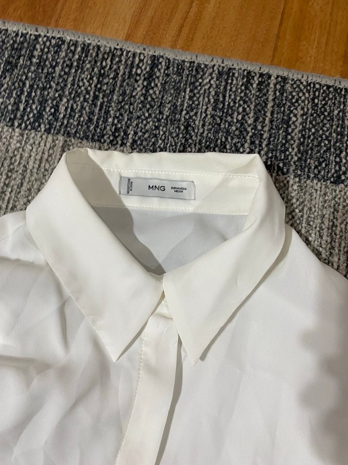 Mango Kadın Beyaz Gömlek - Görsel 3