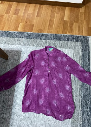 pull & bear kadın bohem tarzı bluz - Görsel 5