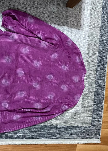 pull & bear kadın bohem tarzı bluz - Görsel 12