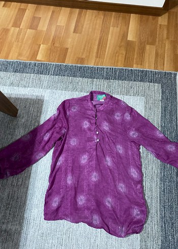 pull & bear kadın bohem tarzı bluz - Görsel 4