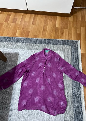 pull & bear kadın bohem tarzı bluz - Görsel 3