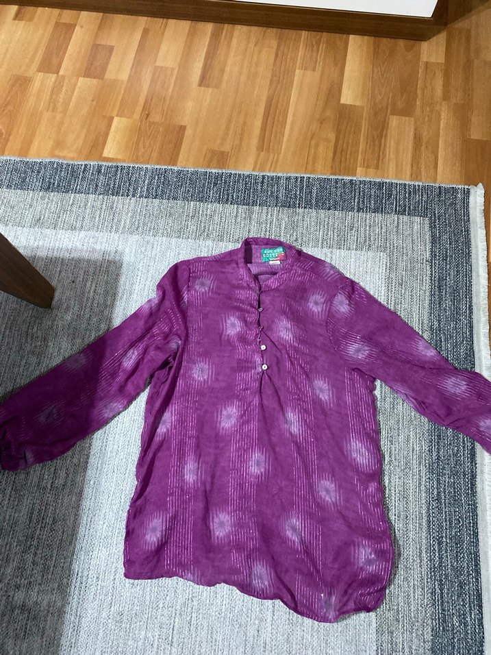 pull & bear kadın bohem tarzı bluz - Görsel 5