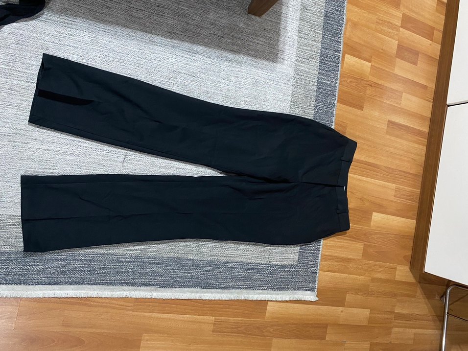 Zara Kadın Siyah Kumaş Pantolon - Görsel 3