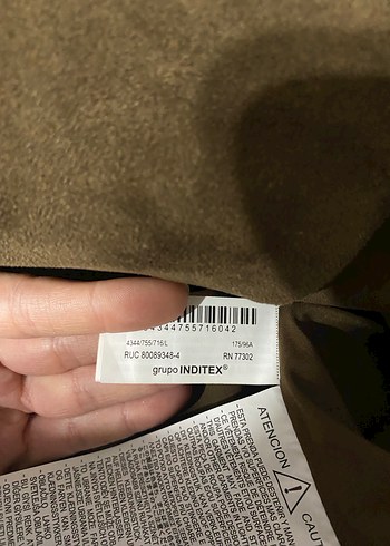 Zara Kadın Süet Ceket - Görsel 11