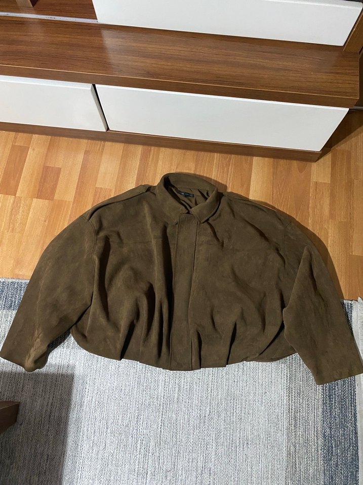 Zara Kadın Süet Ceket - Görsel 3