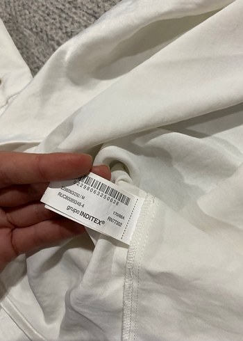 Zara Kadın Krem Saten Gömlek - Görsel 6