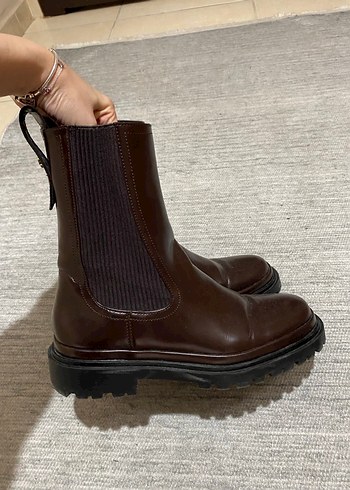 Zara Kadın Kahverengi Bot - Görsel 7