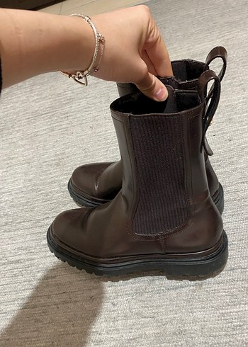 Zara Kadın Kahverengi Bot - Görsel 4