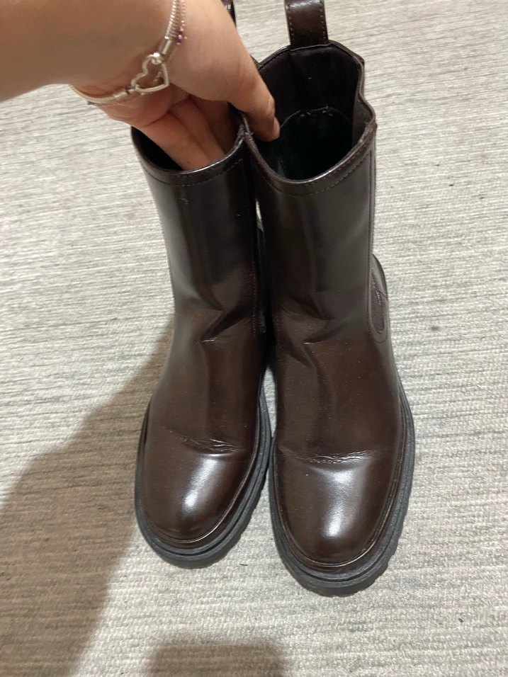 Zara Kadın Kahverengi Bot - Görsel 2