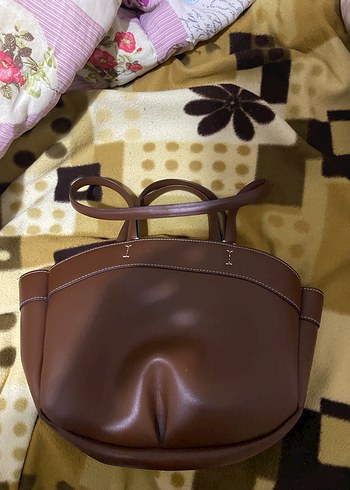 zara kadın kahverengi çanta - Görsel 3