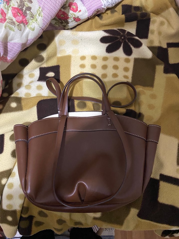 zara kadın kahverengi çanta - Görsel 2