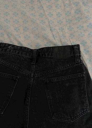 m Beden siyah Renk Pull & Bear Kadın Kot Şort