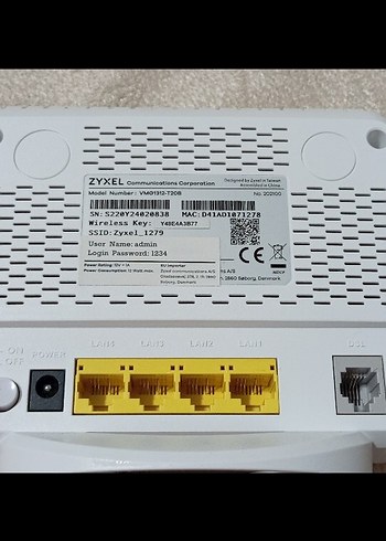 ZyXEL Beyaz Yazıcı Modem - Görsel 4