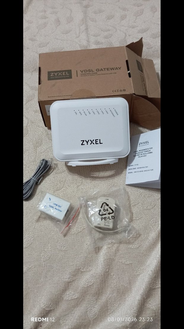 ZyXEL Beyaz Yazıcı Modem - Görsel 5