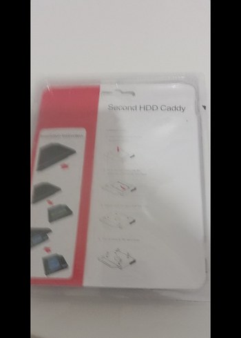 ALFAIS ATA Second HDD Caddy Kırmızı - Görsel 2