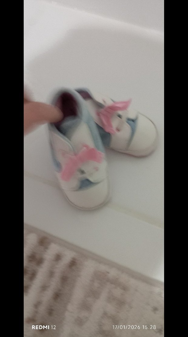 Kız Bebek Pembe İlk Adım Ayakkabısı - Görsel 4