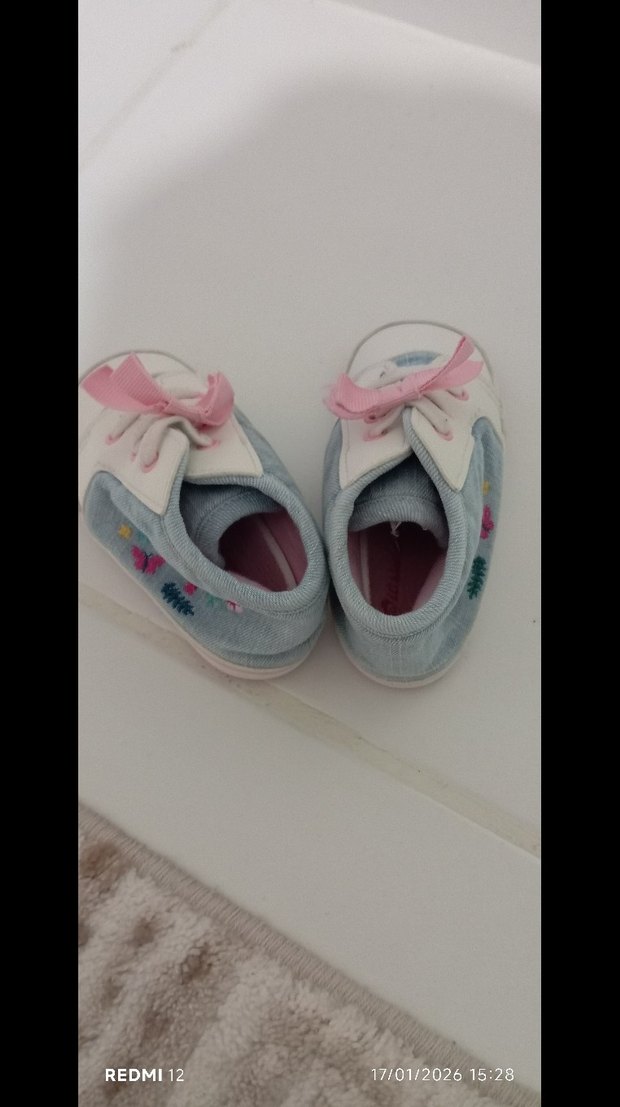 Kız Bebek Pembe İlk Adım Ayakkabısı - Görsel 2