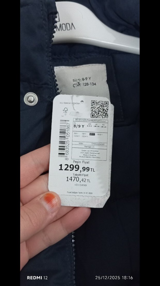 Erkek cocuk  Mont - Görsel 5