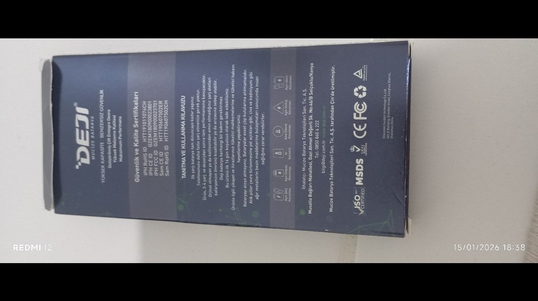 DEJI 3610mAh Yeşil Power Bank - Görsel 2