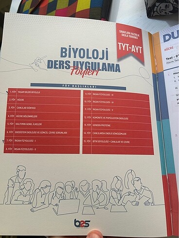  BES DUF TYT AYT BİYOLOJİ FÖYLERİ