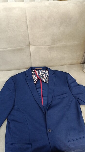 Lacivert blazer - Görsel 5