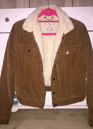 s Beden camel Renk Hiç giyilmemiş pull&bear; vintage ceket