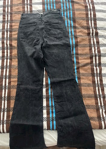28 Beden Kadın Siyah Denim Pantolon
