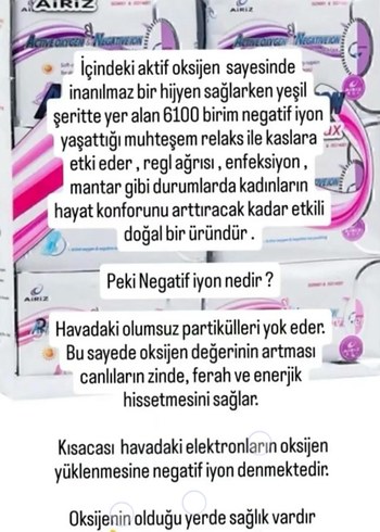 AiRiZ Yumuşak, Pamuklu HİJYENİK PED TANE FİYATIDIR. - Görsel 13