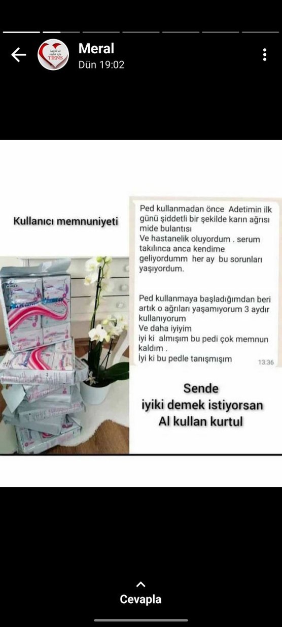 AiRiZ Yumuşak, Pamuklu HİJYENİK PED TANE FİYATIDIR. - Görsel 2