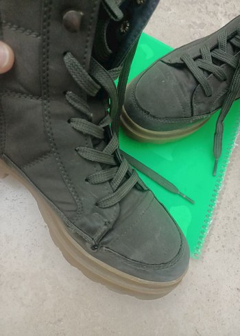 KİNETİX MARKA Fermuarlı Bayan Biker Bot - Görsel 2